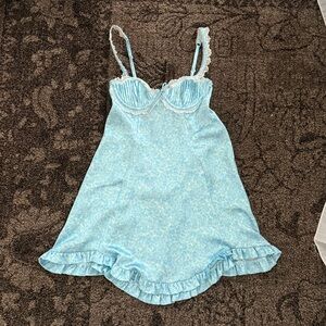 For Love and Lemons Blue Dress